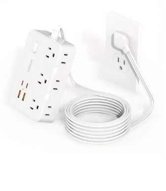 Smart Power Strip – Safely power 10 devices (Home & Office)