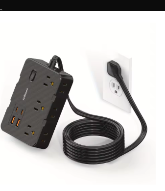 Smart Power Strip – Safely power 10 devices (Home & Office)
